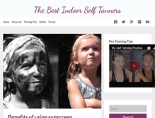 Tablet Screenshot of best-selftanners.com